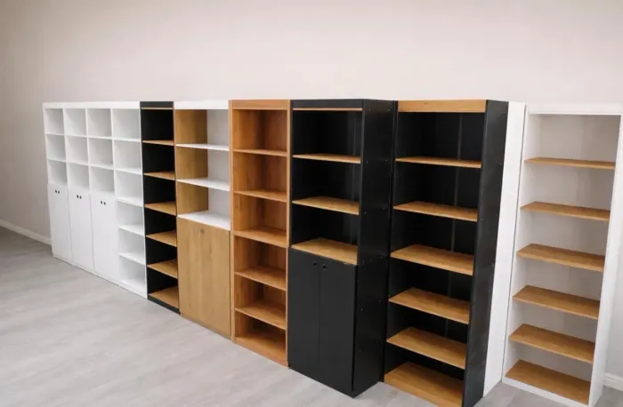 Armário multiuso e livreiro novos