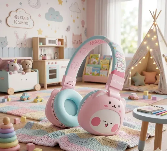 Fone de Ouvido Bluetooth Infantil Bichinhos - B-19 Z - Altomex