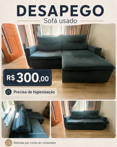 SOFA E POLTRONA USADAS