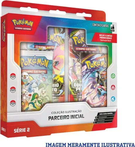 Pokemon Coleção Ilustração Parceiro Inicial Série 2
