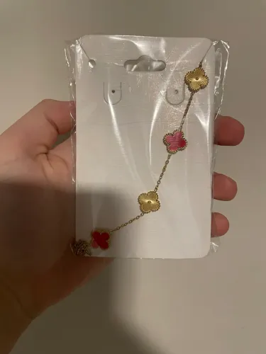 Pulseira de semi joia trevo da melhor qualidade