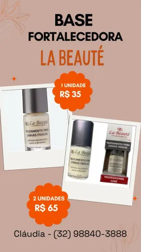 Base fortalecedora para unhas LA BEAUTÉ