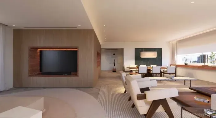 Cobertura Duplex p/ venda tem 480 m² com 4 suítes + Lazer no piso superior no melhor de Mo