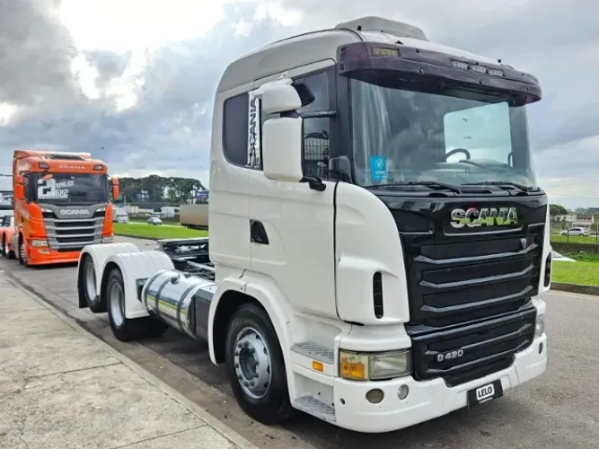 Scania G420 6x2 Ano 2011 Semi Automático Último Sem Arla e S10 RETARDER Puxava Tanque