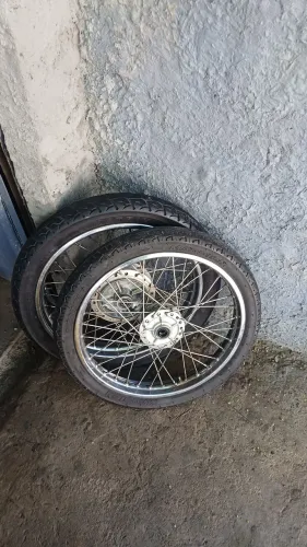 Roda raiadas para 160  troca nas pé de galinha 