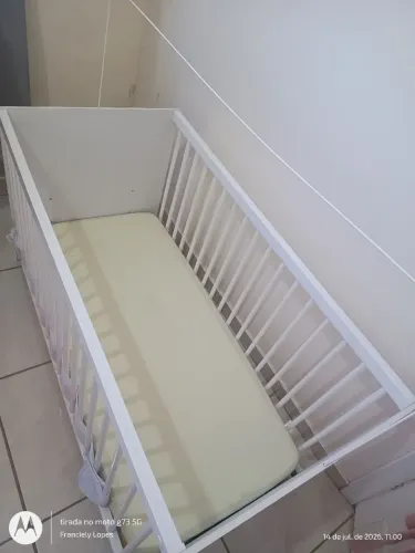 BERÇO BEBÊ CRIANÇA + COLCHÃO 