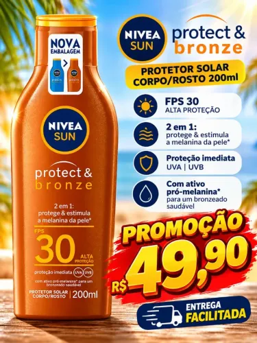 Protetor&Bronzeador 30fps Nívea
