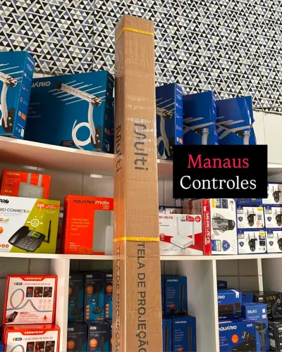 Tela de projeção retrátil