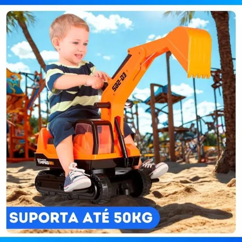 Mini Escavadeira Giant Escavator - Roma Brinquedos