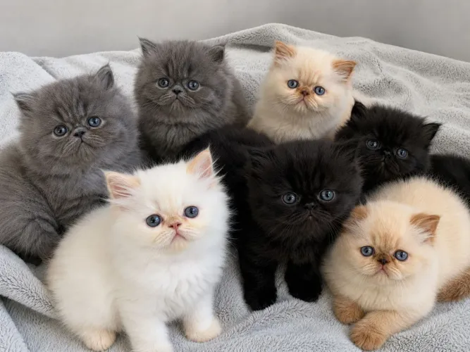 Gatos persas Nova ninhada em Novembro