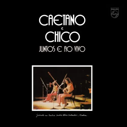 LP Vinil Caetano e Chico Juntos ao Vivo - 1972