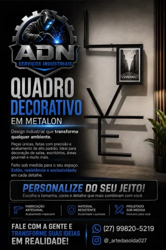 Vende-se quadro decorativo fabricado por medida