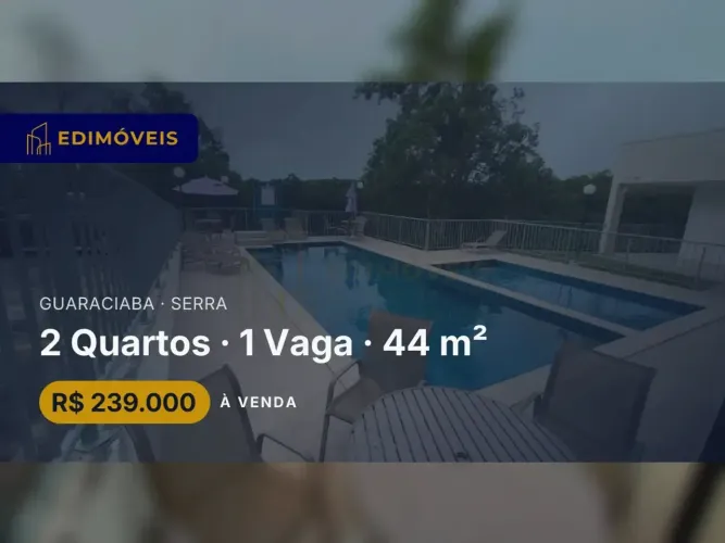 Apartamento 2 quartos em Guaraciaba, próximo ao centro de Laranjeiras