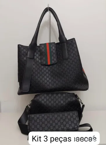 3 bolsas pretas estilosas 