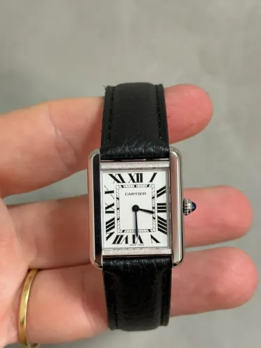 Relógio cartier tank solo small full set