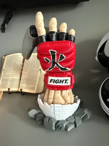 Suporte 3D para controles de vídeo game Ryu Hand Street Fighter