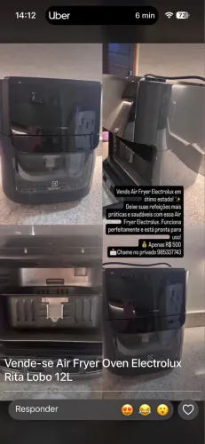 Air fryer Electrolux 