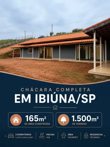 CONFORTO, PRIVACIDADE E NATUREZA EM IBIÚNA