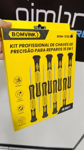 Kit Chave Precisão Profissional 16x1 Bomvink Bom-3126 Ferramenta - Loja Coimbra Entregamos