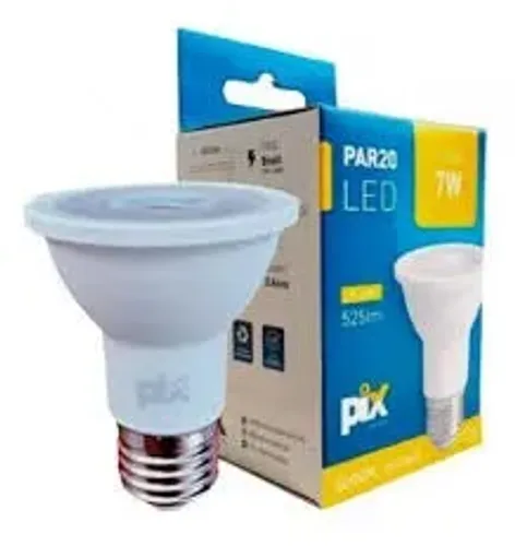 LAMPADA PAR-20 7W 3000K ATOP (Retirada na loja) 10 anos no mercado