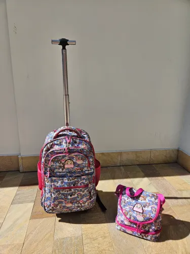 Mochila e lancheira infantil