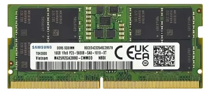 Memória ram ddr5 5600mhz Samsung