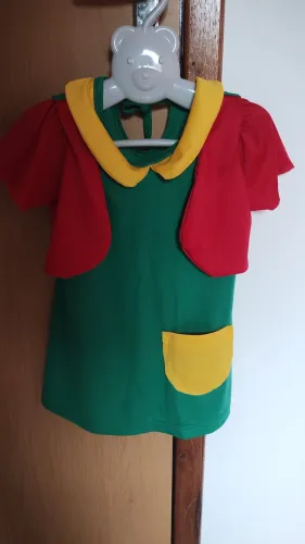 Roupa infantil - fantasia Chiquinha turma do Chaves 