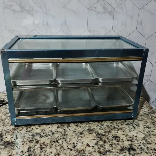 Estufa quente para salgados