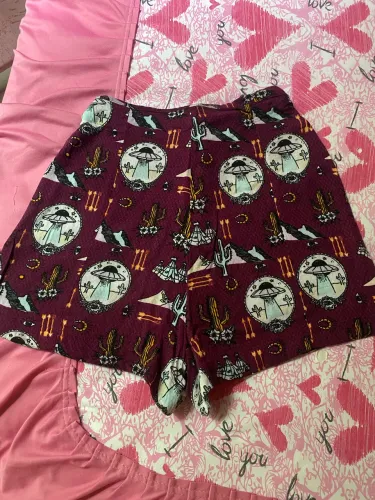 Short de tecido feminino oh Boy 