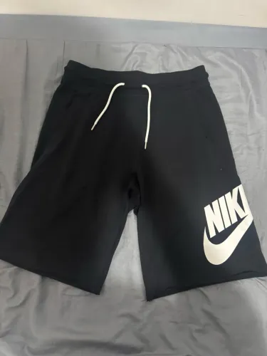 Bermuda Moletom Nike Original - Preta - Tam. P (Masculina)
