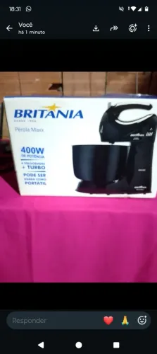 Vendo uma batedeira de bolo