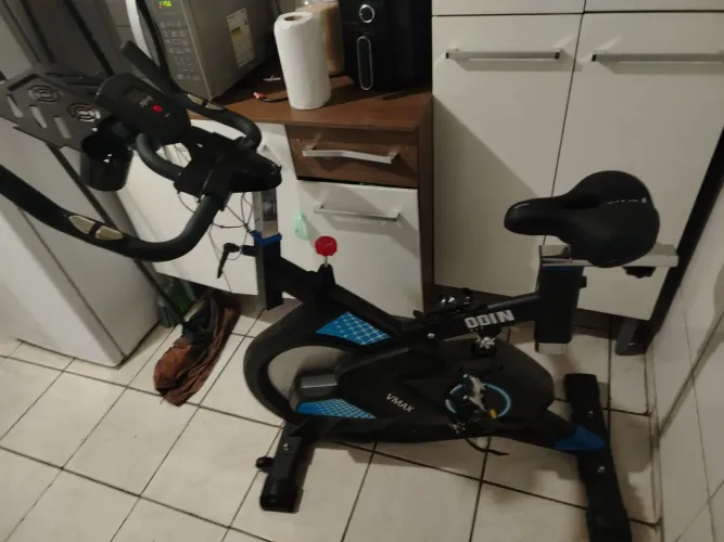 Bicicleta Ergométrica Odin Fit para Spinning Mecânica Roda de Inércia 13kg VMAX