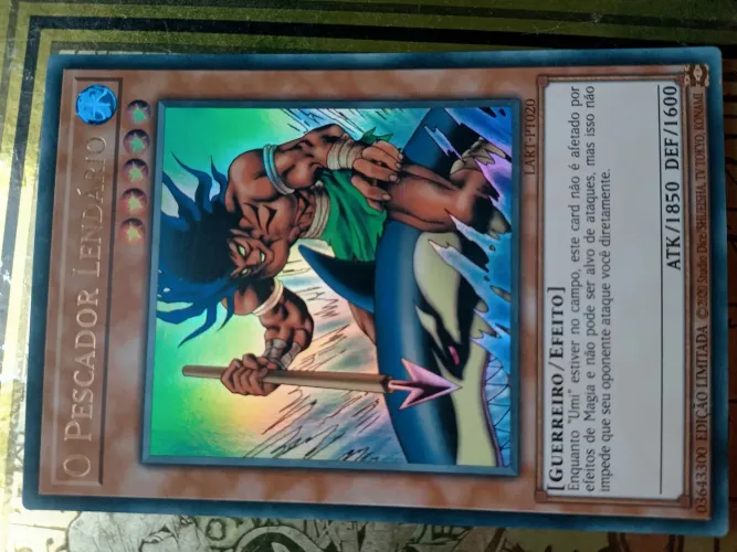 O Pescador Lendário - Carta Yu-Gi-Oh em português