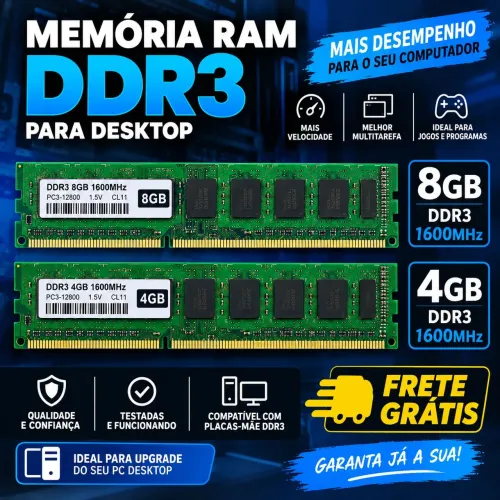 Memória RAM DDR3 DESKTOP 
