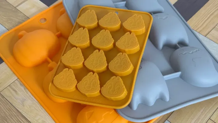 Molde de silicone para chocolate