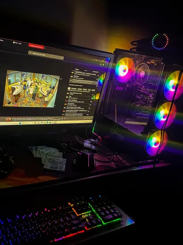 PC Gamer Completo Ryzen 5 5600GT + 16GB + SSD 480GB + Monitor 24?