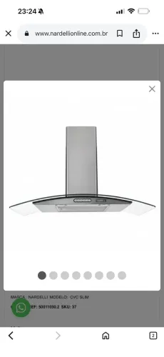 Coifa Nardelli 90 cm