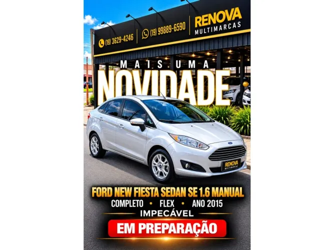 Ford Fiesta Sedan SE 1.6 16V Flex 4P 2015
