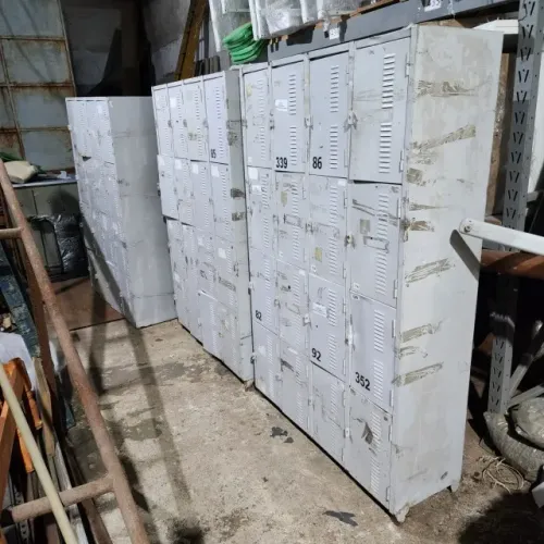 Lote 3 Vestiario Armario de Ferro 16 Portas Usado