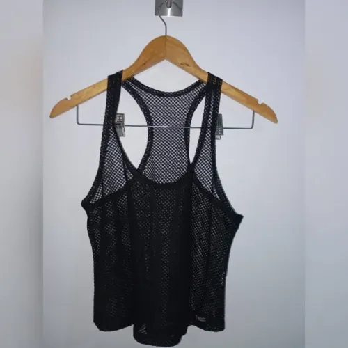 Blusa Regata Nadador Tela Fitness Tam. M