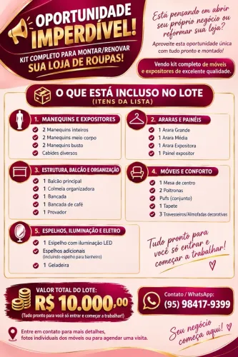 Vende-se loja completa