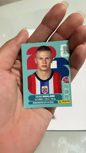 Figurinha HAALAND Noruega ORIGINAL Copa do Mundo Panini 2026