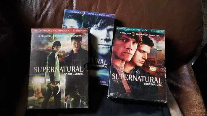 DVD SUPERNATURAL TEMP 1 2 3 NOVOS SEM RISCOS RARIDADE