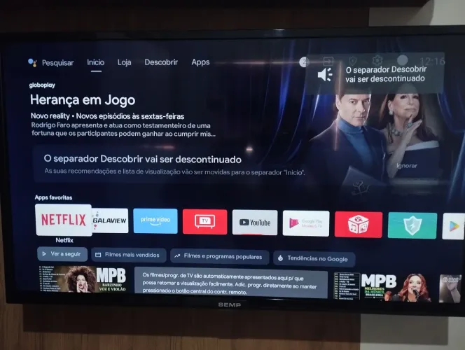 Tv semp 32 polegadas smart