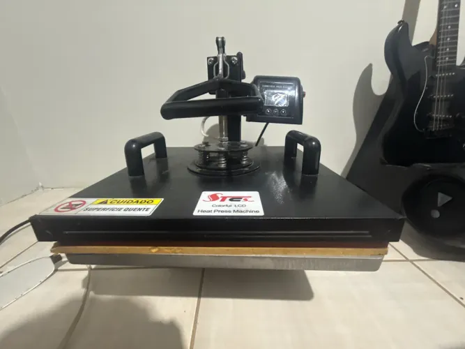 Prensa térmica de sublimação