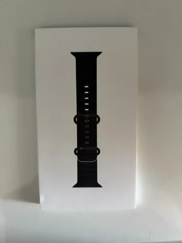 Pulseira Oceano (Ocean Band) preta de 49 mm para Apple Watch Ultra