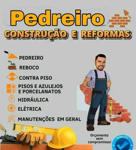 Pedreiro reforma em geral 