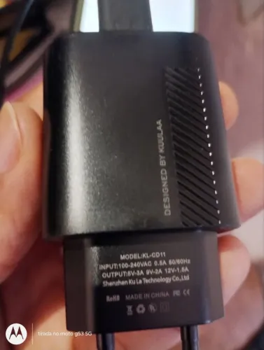 Carregador kula 18w novo