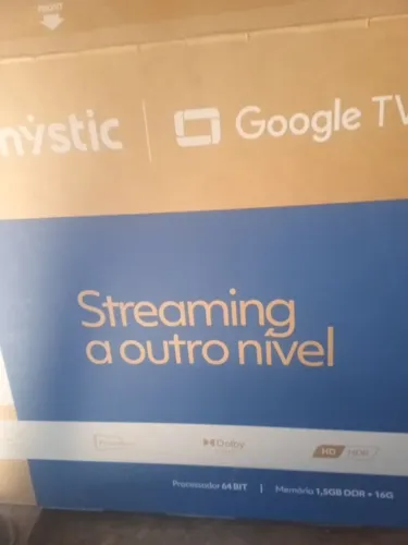 Tv esmart mystc 32 polegadas nova na caixa andróide tv 800reais