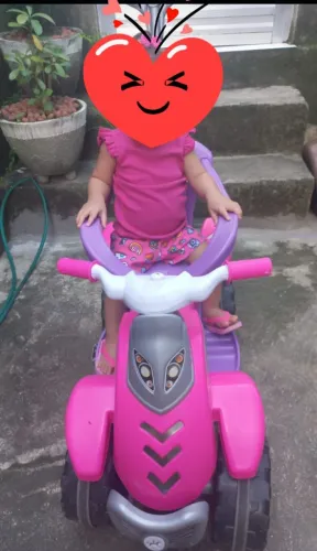 Carrinho de passeio cross calesita rosa